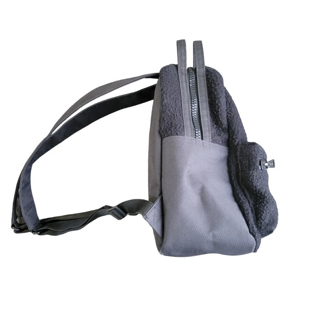 HERSCHEL Nova Mini Sherpa Black Fleece Backpack - Picture 2 of 8